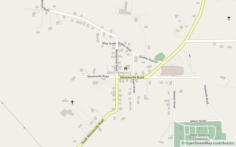 West Newton location map