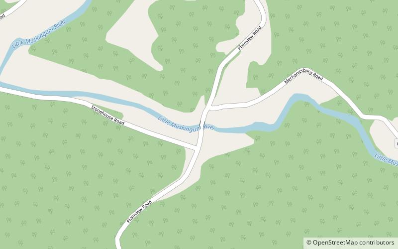Foreaker Covered Bridge location map