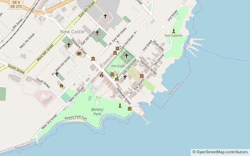 New Castle Presbyterian Church location map