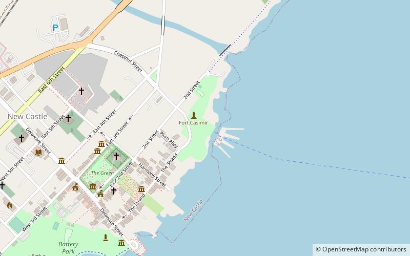 Fort Casimir location map