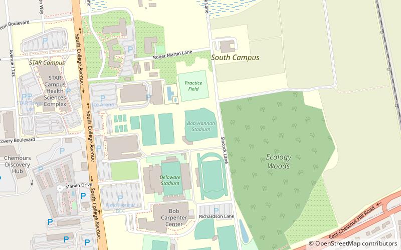 bob hannah stadium newark location map