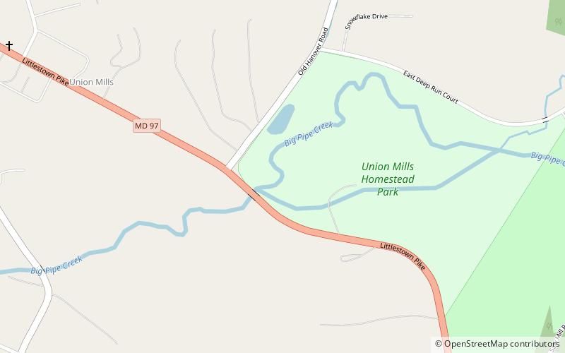 Union Mills Homestead location map