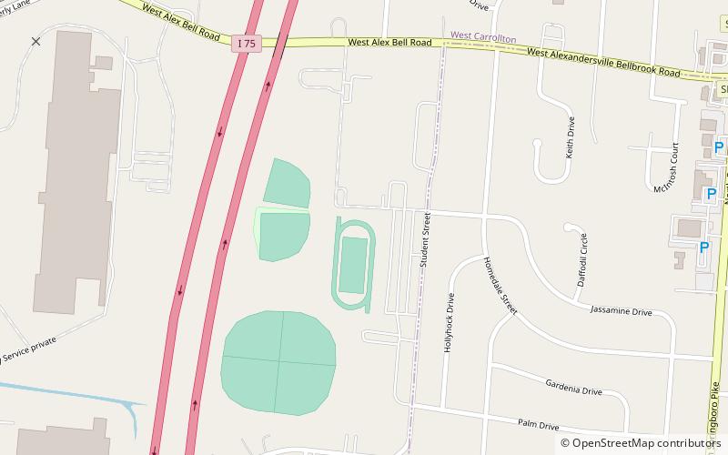 Dayton Outpatient Center Stadium location map