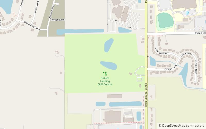 Dakota Landing Golf Course location map