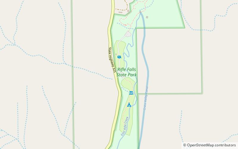 Park Stanowy Rifle Falls location map