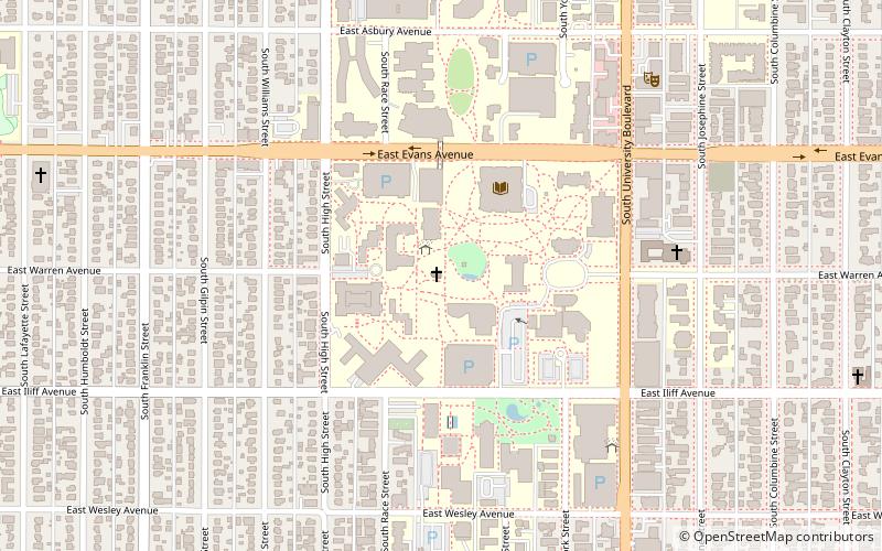 Evans Memorial Chapel location map