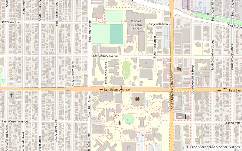 Driscoll Student Center location map