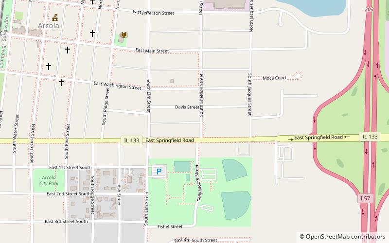 Arcola location map
