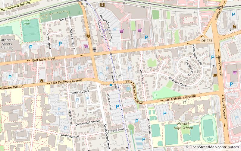 Newark Transit Hub location map