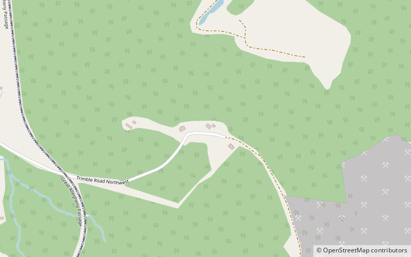 Evergreen location map
