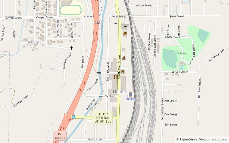 Western Mining and Railroad Museum location map