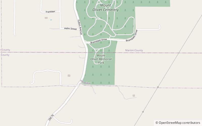Mount Olivet Memorial Park location map