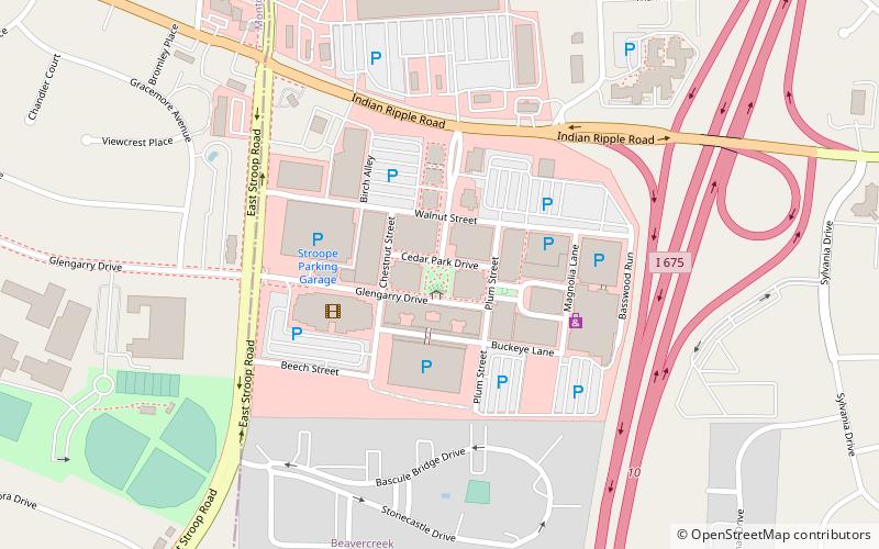 The Greene Town Center location map