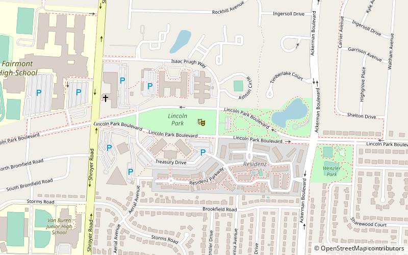 Fraze Pavilion location map