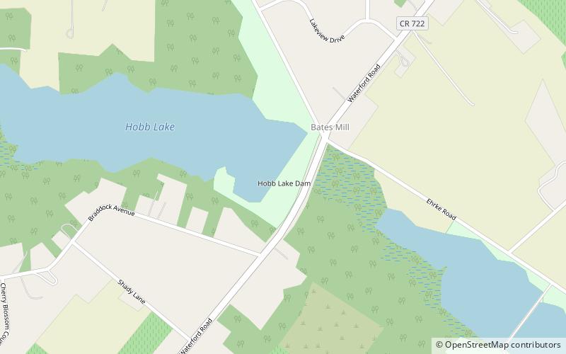 Hobb Lake location map