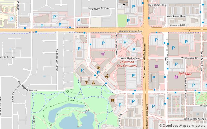 Lakewood Cultural Center location map