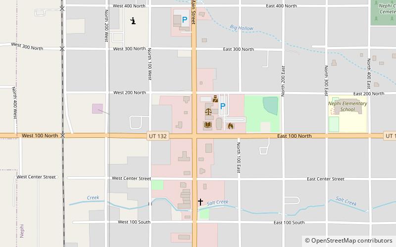 Nephi Public Library location map