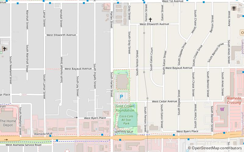 cougar field house denver location map