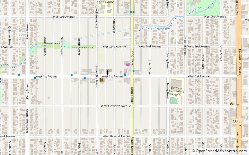 Barnum location map
