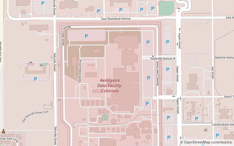Aerospace Data Facility-Colorado location map