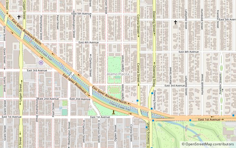 Alamo Placita location map