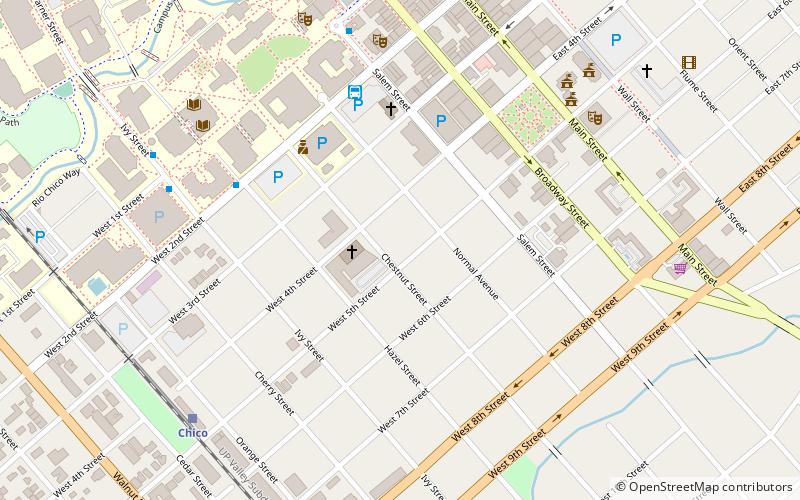 south campus neighborhood chico location map