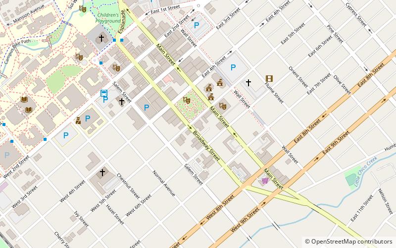 Chico Midtown Station location map