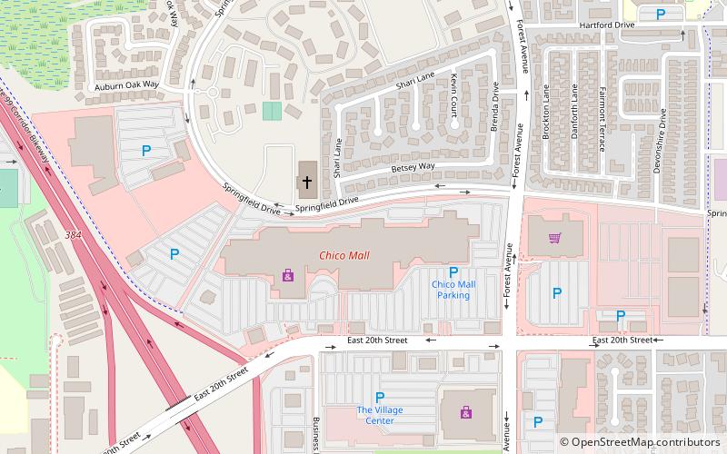 chico mall location map