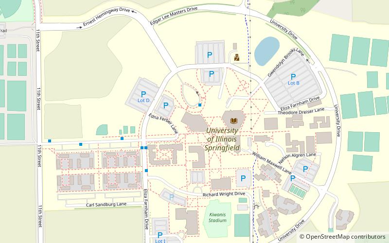 Sangamon Auditorium location map