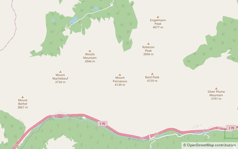 Mount Parnassus location map