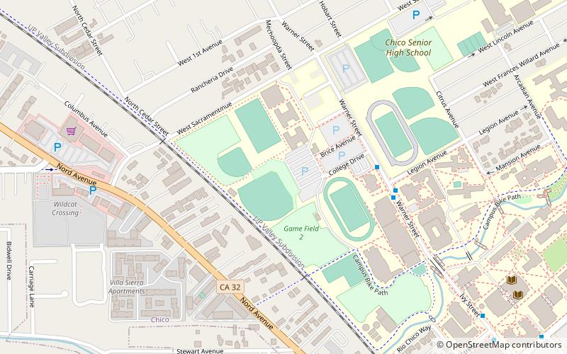 Nettleton Stadium location map