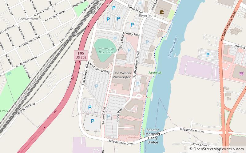 Chase Center on the Riverfront location map