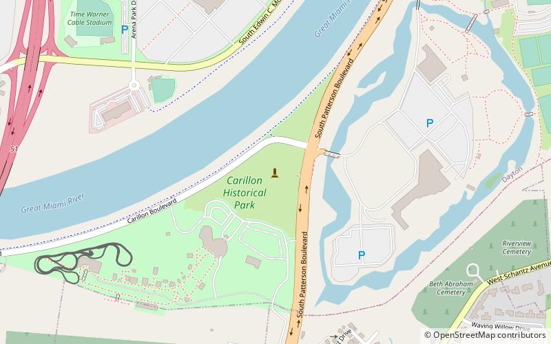 Carillon Historical Park location map