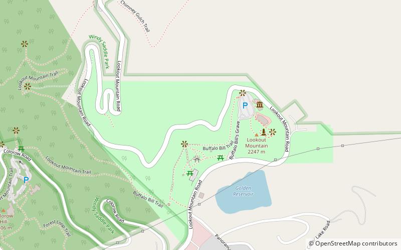 Lookout Mountain Park location map