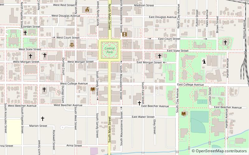 Jacksonville Labor Temple location map