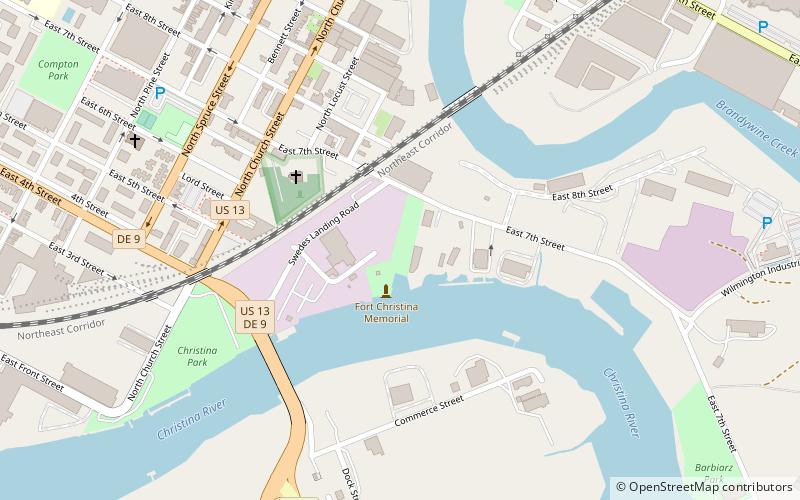Fort Christina location map