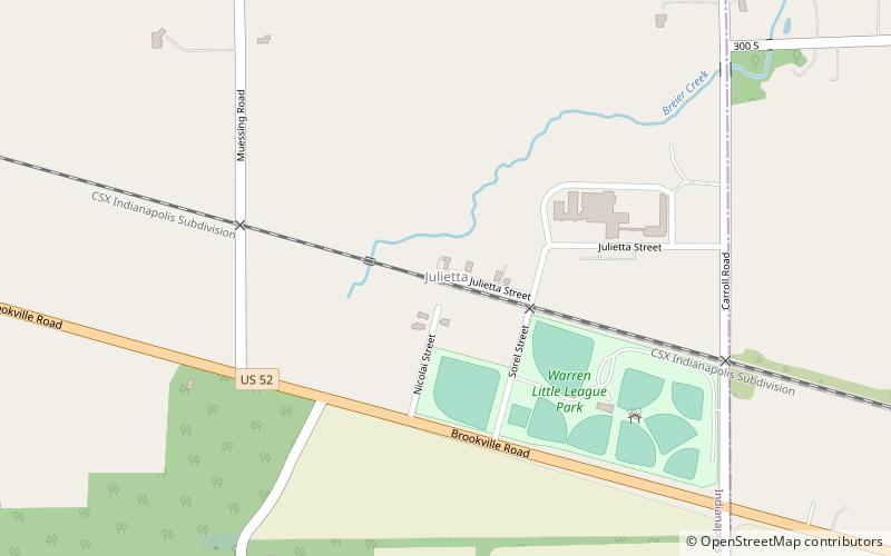 julietta indianapolis location map