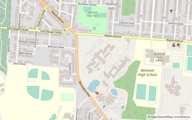 Southern Ohio Lunatic Asylum location map