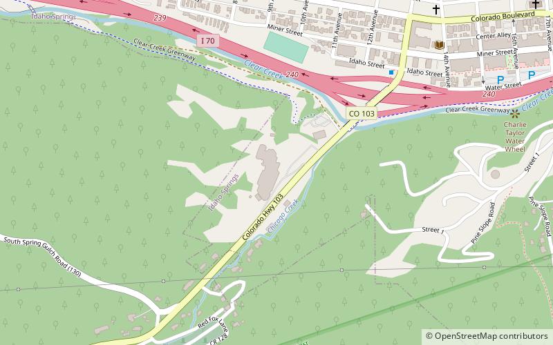 Clear Creek School District RE-1 location map