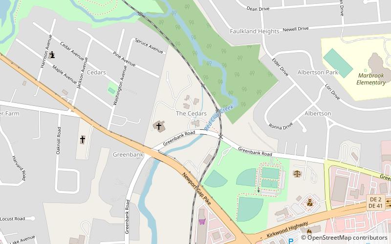 greenbank historic area wilmington location map