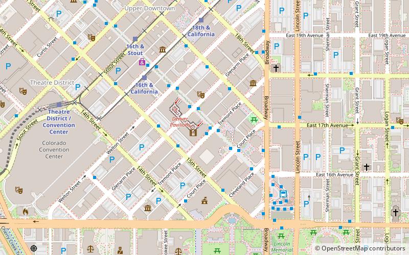 Euflora 16th Street Mall - Denver location map