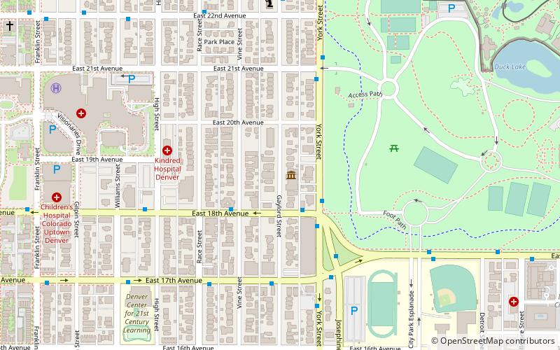 Denver Museum of Miniatures location map