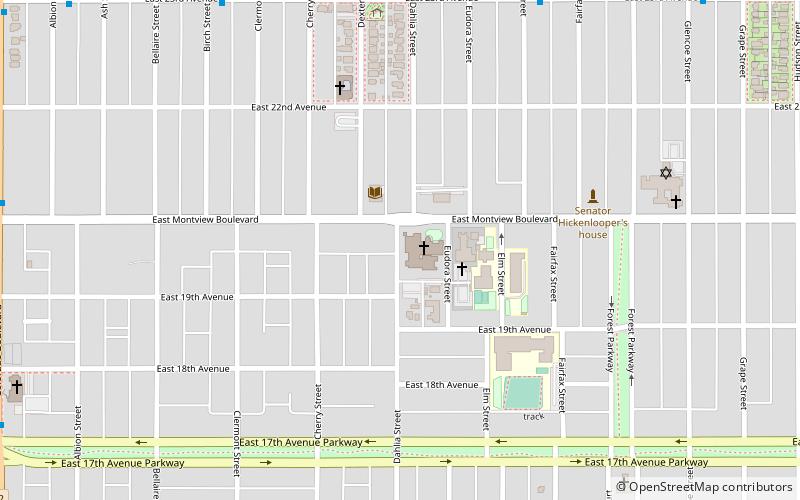 Montview Boulevard Presbyterian Church location map