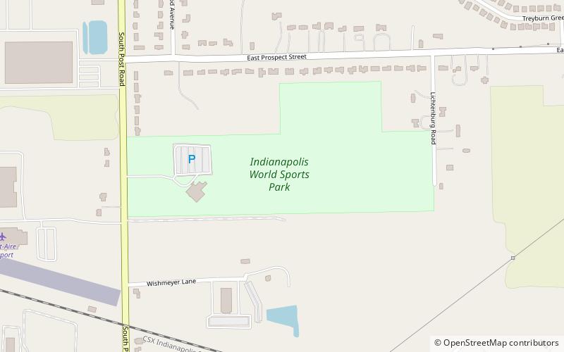 Indianapolis World Sports Park location map