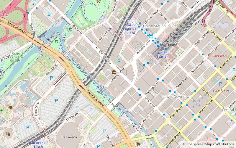 MCA Denver location map