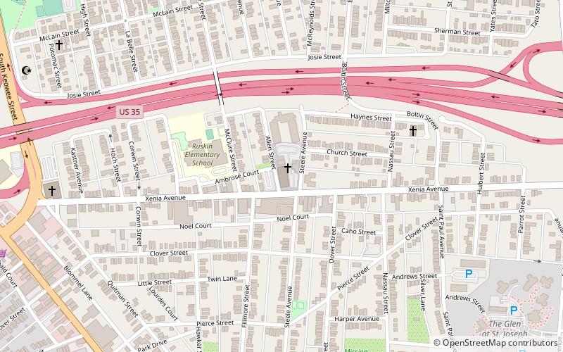 St. Mary's Catholic Church location map