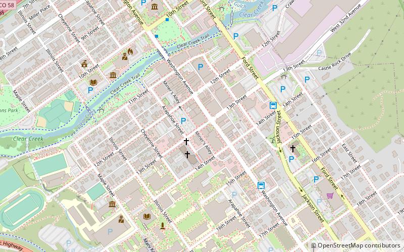 Golden location map