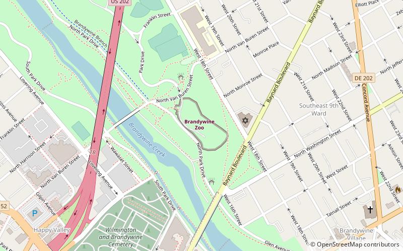 Brandywine Zoo location map
