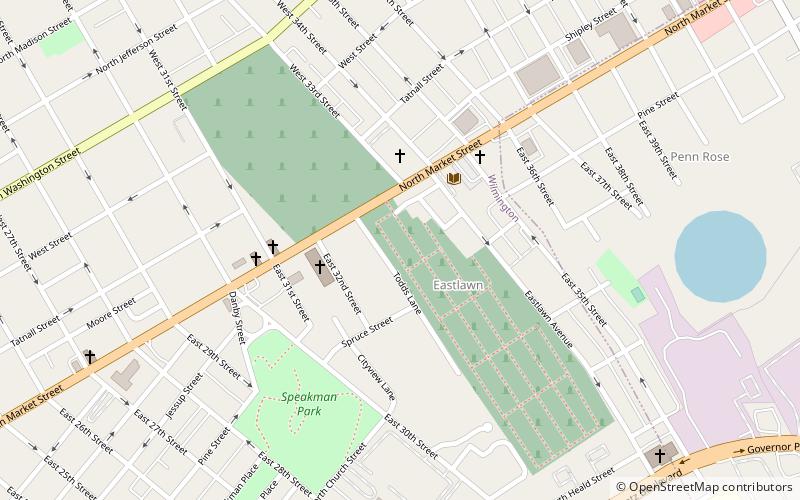 Riverview Cemetery location map