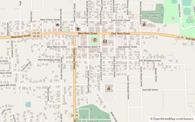 Hendricks County Jail and Sheriff's Residence location map